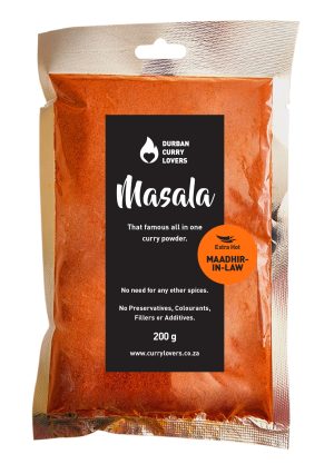 Durban Curry Lovers, all-in-one masala, extra hot